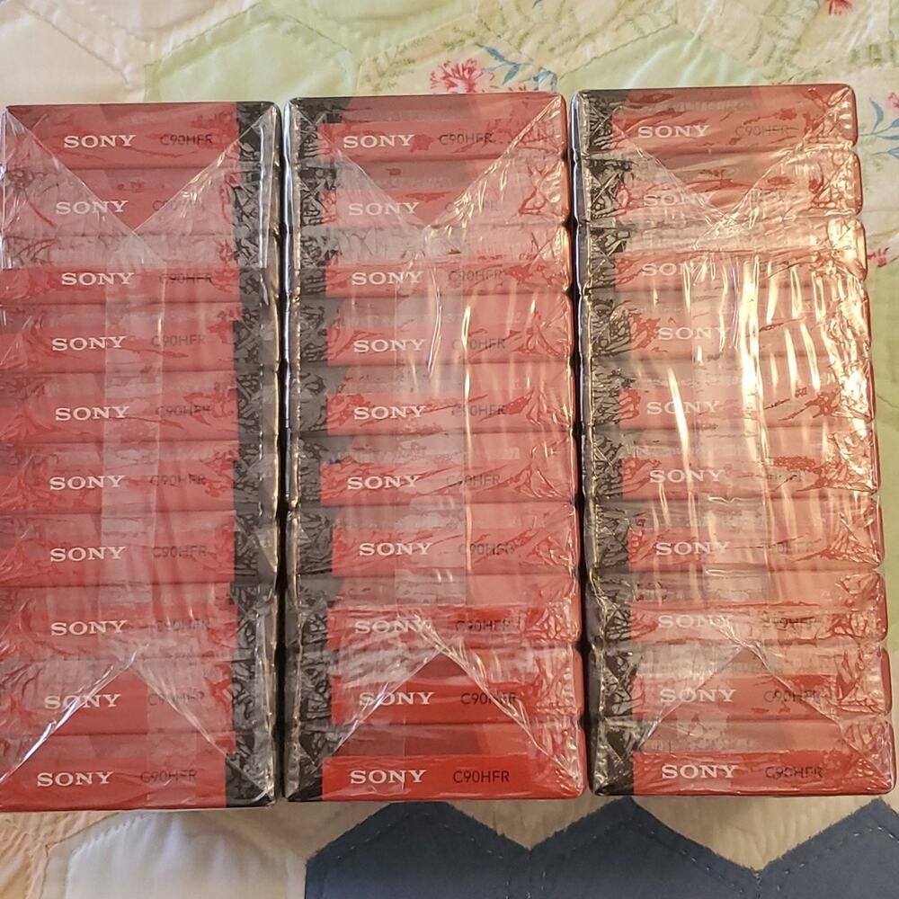 30 NEW Sony HF high fidelity audio blank cassettes 90 minutes - Picture 4 of 7